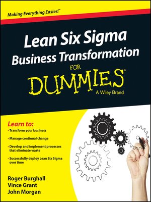 cover image of Lean Six Sigma Business Transformation for Dummies